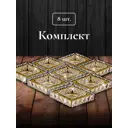 Светильник точечный встраиваемый Dio D`Arte Tayo GU10.5.14.9x9.100 G/8 set GU10 цвет жёлтый/золотой 8 шт