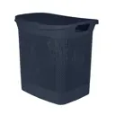 Корзина для белья Плес 34x43x45 см прямоугольная цвет серый