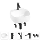 Раковина Wellsee ideal 20214092R 42см цвет раковина 5 в 1: д/к, сифон, смеситель, вентили