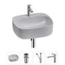 Раковина Wellsee ideal 20214173R 50см цвет раковина 4 в 1: д/к, сифон, смеситель