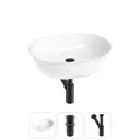 Раковина Wellsee brillant icon 20214620R 50см цвет раковина 3 в 1: д/к, сифон