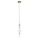 Светильник подвесной Loft it Spindle 10423-d 1 лампа 2 м² цвет белый/бронза