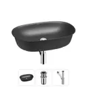 Раковина Wellsee brillant icon 20214662R 60см цвет раковина 3 в 1: д/к, сифон