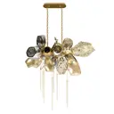 Люстра подвесная Loft it Britannica 10401-800l 18 ламп 26 м² цвет золото/дымчатый