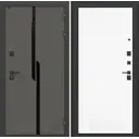 Входная дверь Лабиринт Карбон П05 правый 205x96см цвет лофт графит/белое дерево