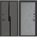 Входная дверь Лабиринт Карбон П21 правый 205x88см цвет лофт графит/бетон светлый