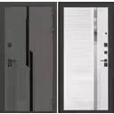 Входная дверь Лабиринт Карбон П31 правый 205x88см цвет лофт графит/белый софт