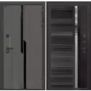 Входная дверь Лабиринт Карбон П31 правый 205x96см цвет лофт графит/черный кварц