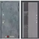 Входная дверь Лабиринт Бетон П32 правый 205x96см цвет бетон темный/серый софт рельеф