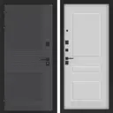 Входная дверь Лабиринт Бункер 05 П03 левый 205x96см цвет лофт графит/белый софт