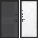 Входная дверь Лабиринт Бункер 05 П24 левый 205x96см цвет лофт графит/белый софт