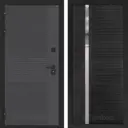 Входная дверь Лабиринт Бункер 05 левый 205x96см цвет лофт графит/черный кварц с зеркалом П31