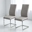 Стул Okay Dc300 43x100x60 см текстиль цвет светло-серый 2 шт.
