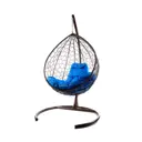 Кресло подвесное складной Bigarden 128415 95x75x110 см металл коричневый 1 шт