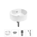 Раковина Wellsee praxis 20217028R 46см цвет раковина 4 в 1: заглушка на перелив, д/к, сифон