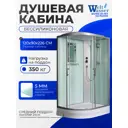 Душевая кабина WeltWasser NS/W/XLWA1202R 120x90 XL средний поддон, стекло прозрачное, правосторонняя