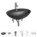 Раковина Wellsee bliss 20217166R 63см цвет раковина 6 в 1: заглушка на перелив, д/к, сифон, смеситель, вентили