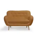 Диван прямой Диван не мебель Элефант el000023-Lambeco9 138x90x85 см искусственный мех цвет коричневый