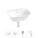 Раковина Wellsee excellence pro 20217052R 55см цвет раковина 4 в 1: заглушка на перелив, д/к, сифон