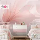 Фотообои флизелиновые Barton Wall 400x270 см Абстракция Цветы M240-P