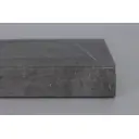 Ремонтная накладка на подоконник ПВХ Комбиг 2200x500x1.5мм мрамор темно-серый матовый капинос 35мм
