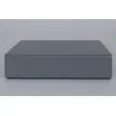 Ремонтная накладка на подоконник ПВХ Комбиг 2500x400x1мм кварцево-серый матовый капинос 45мм