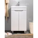 Тумба с раковиной в ванную Gardahome AR-T50NAP-W напольная белая