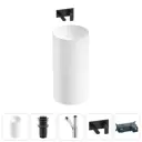 Раковина Wellsee callipy art 20215545R 42см цвет раковина 4 в 1: д/к, сифон, смеситель