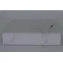 Ремонтная накладка на подоконник ПВХ Комбиг 2500x200x1мм мрамор белый матовый капинос 35мм