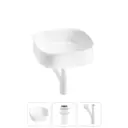 Раковина Lavinia boho bathroom sink 20215451R 42см цвет раковина 3 в 1: донный клапан, сифон