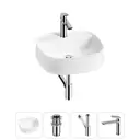 Раковина Lavinia boho bathroom sink 20215484R 42см цвет раковина 4 в 1: донный клапан, сифон, смеситель