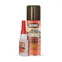Двухкомпонентный клей Decorix 0151-04 DX супер клей 25 г и аэрозольный активатор 140 мл бесцветный