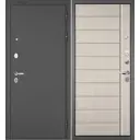 Входная дверь Mastino Trust Mass 136 правый 205x86см цвет графит букле/ларче бьянко