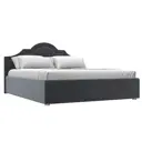 Кровать Лига диванов Афина 200x160 см подъемный механизм цвет seven 17 серый