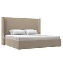 Кровать Лига диванов Ларго 200x200 см подъемный механизм цвет seven 729 бежевый