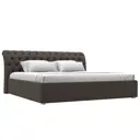 Кровать Лига диванов Сицилия 200x200 см подъемный механизм цвет амур 05 коричневый