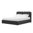 Кровать Лига диванов Камилла 200x200 см подъемный механизм цвет seven 17 серый