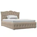 Кровать Лига диванов Герда 200x140 см подъемный механизм цвет seven 729 бежевый