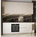 Кухонный гарнитур Полина Safina grand Полина_2,4 240x240x60 см ЛДСП цвет шампань