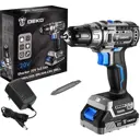 Дрель-шуруповерт аккумуляторная бесщеточная Deko Sharker 20V, 063-4037, 20 В Li-Ion 1x2 Ач