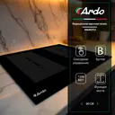 Электрическая варочная панель Ardo IM64B2FS2 59 см 4 конфорки цвет черный