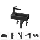 Раковина Lavinia boho bathroom sink 20215907R 37см цвет раковина 5 в 1: донный клапан, сифон, смеситель, вентили