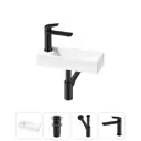 Раковина Lavinia boho bathroom sink 20215918R 38см цвет раковина 4 в 1: донный клапан, сифон, смеситель