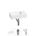 Раковина Lavinia boho bathroom sink 20215969R 40см цвет раковина 3 в 1: донный клапан, сифон