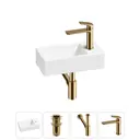 Раковина Lavinia boho bathroom sink 20215975R 40см цвет раковина 4 в 1: донный клапан, сифон, смеситель