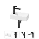 Раковина Lavinia boho bathroom sink 20216002R 40см цвет раковина 4 в 1: донный клапан, сифон, смеситель