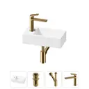 Раковина Lavinia boho bathroom sink 20216003R 40см цвет раковина 4 в 1: донный клапан, сифон, смеситель