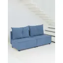 Диван раскладной Cityhd Гонконг 188x94x75 см велюр цвет синий