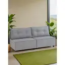 Диван раскладной Cityhd Цюрих 188x94x75 см велюр цвет серый