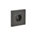 Розетка встраиваемая Iek Forte&Piano FP-R14-16-U22-018-K03 с заземлением шторками и USB цвет серый